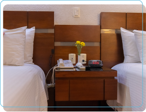 Habitación Doble Accesible Hotel Poza Rica Centro