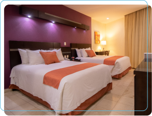 Habitación Estándar Doble Hotel Poza Rica Centro