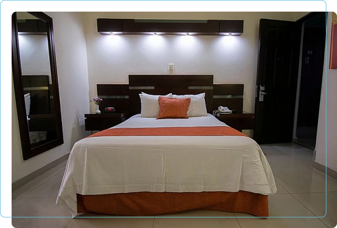 Habitación Sencilla Hotel Poza Rica Centro