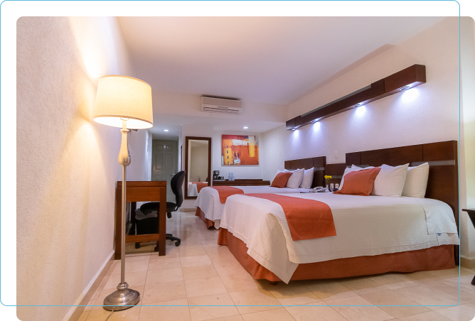 Habitación Doble Hotel Poza Rica Centro